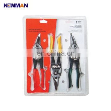 Competitive Factory Rubber Handle Aviation Snips, Aviation Left Tin Snips