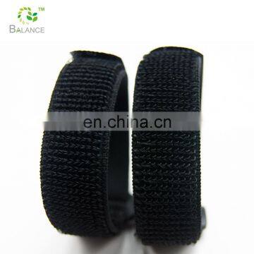 nylon & polyester  hook and loop elastic buckle  band