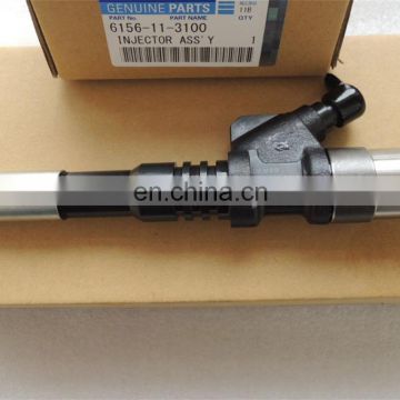 6156-11-3100 injector,SAA6D125E-3 engine injector,0801 denso injector