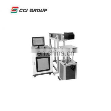 Laser marking machine 20W 30W 60W 100W Fiber Co2 3D Engraving price for Carbon steel stainless electronic component buttons zinc
