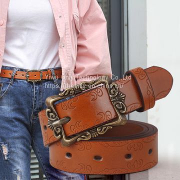 Genuine Leather Belts mens women