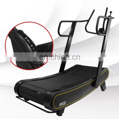 commercial Fitness Equipment non-motorized Treadmill Self-Generating Woodway Curved Running Machine