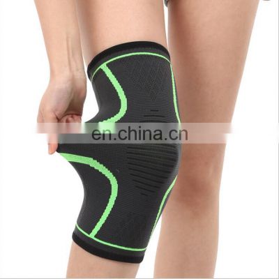 Wholesale china supplier elastic slip keep warm nylon knitting protective gear sport kneecap for outdoor cycling climbing