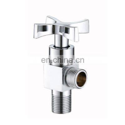 Top-selling China Factory High-quality Cross Knob Rose Gold Brass Angle Valve