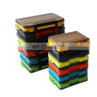 OEM logo Double Sided Tackle Box Fishing Lure Squid Jig Accessories Box Storage Case in stock