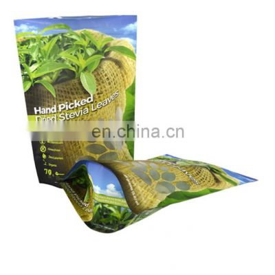Child resistant smell proof zip lock aluminum foil custom mini mylar bag for dry packaging