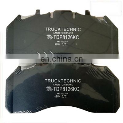 Kinglong bus brake pad assembly TDP8126KC for yutong bus