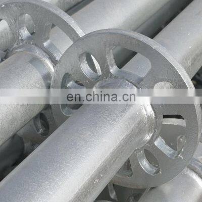 Q355B Steel Layher System Ringlock Hot Dip Galvanized 48.3mm Self Climbing Ringlock Scaffolding