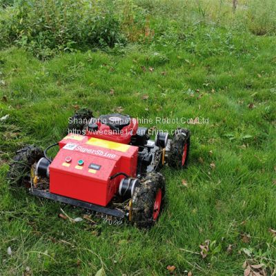 remote control grass cutter, China radio control lawn mower price, remote controlled grass cutter for sale