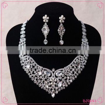 2016 New Product China Supplier Statement Crystal Necklace Set