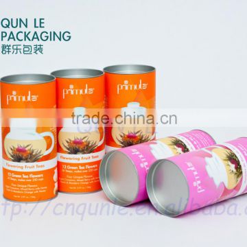 New Design Tea can with metal insert lid