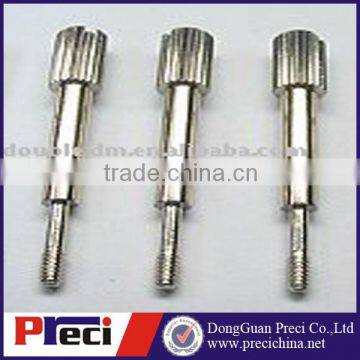 Automatic lathe knurled head pin screw