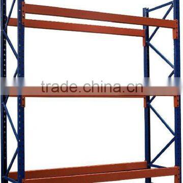 Heavy duty warehouse rack for pallet use