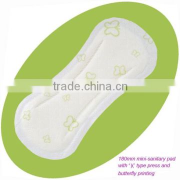 180mm Mini- sanitary pad, Panty liner