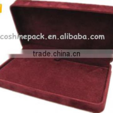 popular velvet jewelry box for ring pandent earring bangle braclet necklace