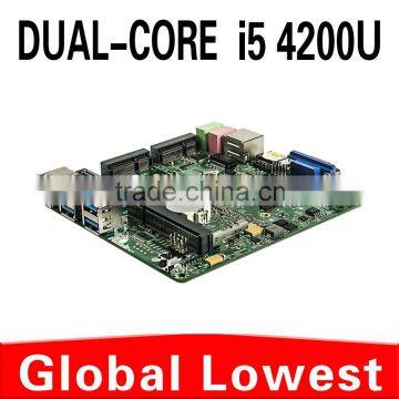 Desktop Computer I5 5200u Mini motherboard X31-4200u Video Resolution:1920*1080 4G RAM 64G SSD