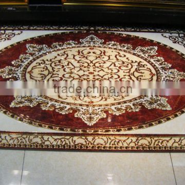 Iraq popular ceramic polished golden carpet tile