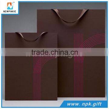 Cotton Rope Handle cheap paper nice kraft paper bag with window