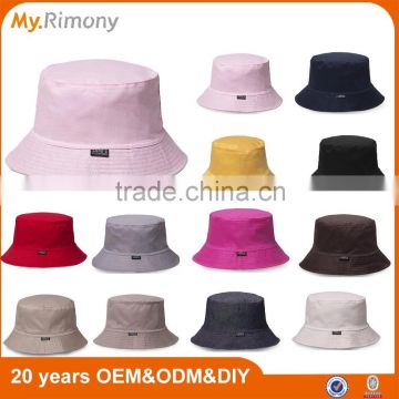 100% cotton good quality bucket hat printed or embroidery your custom logo                        
                                                Quality Choice