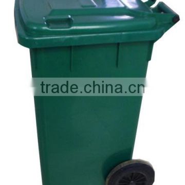 Outdoor HDPE 240L dustbin with with wheels