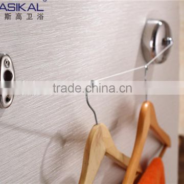 Bathroom fitting for clothes Rope pulling device