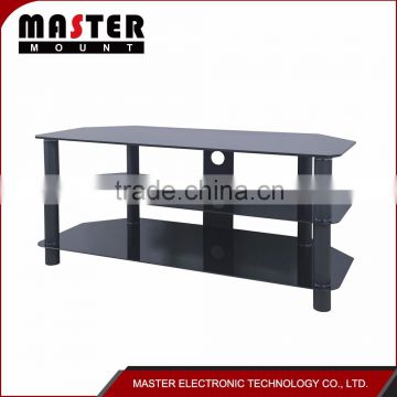 Stainless Steel And Glass Free Standing Led Tv Stand Tv Table
