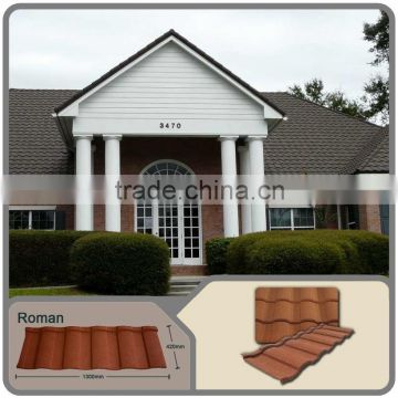 High Quality Colorful Stone Coated Metal Roofing Tiles/Color 0.4mm Thickness Metal Sheet Roofing Tile Cheap Metal Tiles Roof