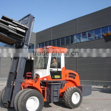 5.5Ton Rated Capacity C5500 Terrain Forklift for Rough Condition