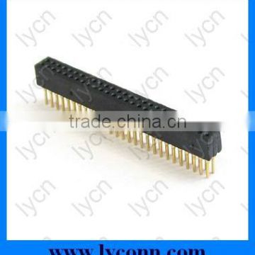 1.27mm Pitch round Pin Socket DIP type PCB connector