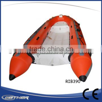 Gather New Style PVC 2016 HOT SALE New fishing rib boat/rigid inflatable boat for sale