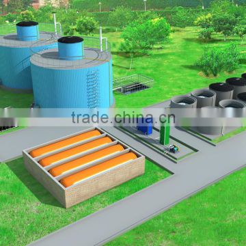 China PUXIN Soft Dome Mini Waste Water Treatment Plant In Biogas