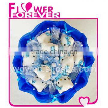 Kitty Bouquet Royal Blue Wedding Gifts