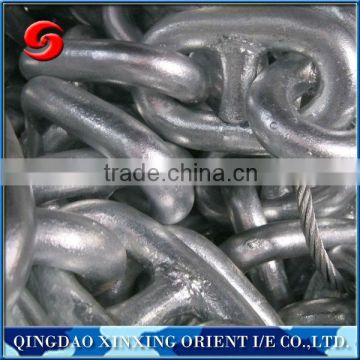 u2 grade hot dip galvanized anchor chain with bv certificate