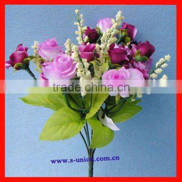 Beautiful wedding decorative artificial silk rose flower