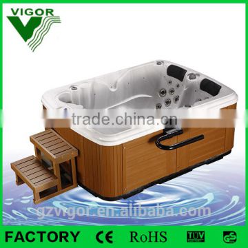 Factory small indoor mini massage hot tubs with massage S.S spa massage jets