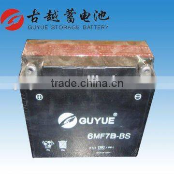 MF 12V 6Ah Motorcycle Battery Cheap Price 6MF7B-BS