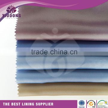 poly viscose lining fabric for suits in china factory