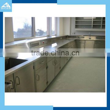 Stainless steel lab furniture/stainless steel kitchen furniture/stainless steel work bench
