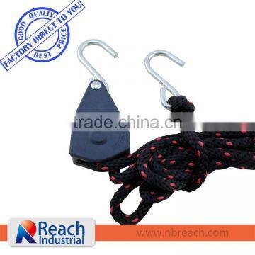 250LBS Rope Ratchet Tie Down with S Hook