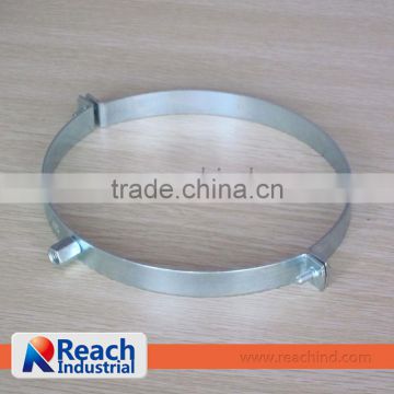 Zinc Plated Large Pipe Clamps
