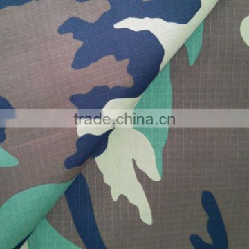 T/C 65polyester/35cotton army camouflage uniform ripstop fabric