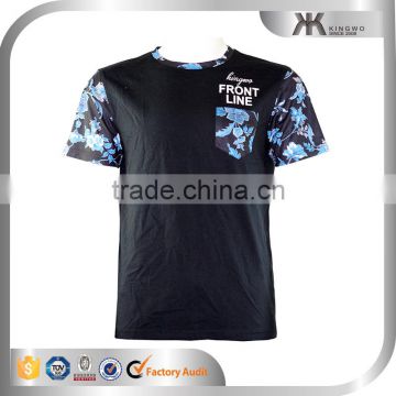 2015-2016 new design export men short t-shirt, printed men's shirts, high quality shirts