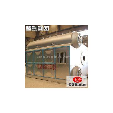 Gas fired water tube boiler