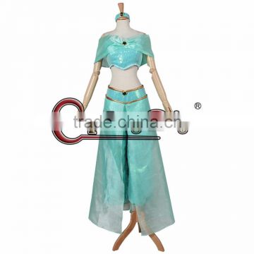 Aladdin Cosplay Princess Jasmine Fancy dress Jasmine cosplay costume