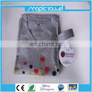100% cotton promotional gift item compressed t-shirt