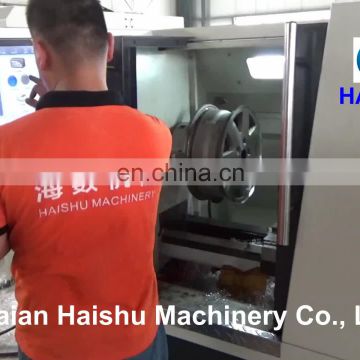 Economical PC CNC Wheel Lathe Cutting Machine CK6160W