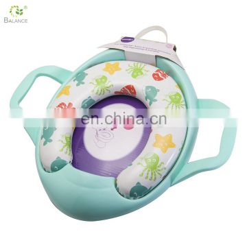 Eco-friendly PP colorful baby toilet poo potty stool trainer
