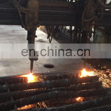 Q235B Q345B laser cut custom metal sheet structural steel fabrication factory supplier
