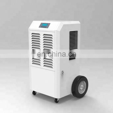 90L Portable Handle Big Wheels Industrial Dehumidifier Humidity Dryer