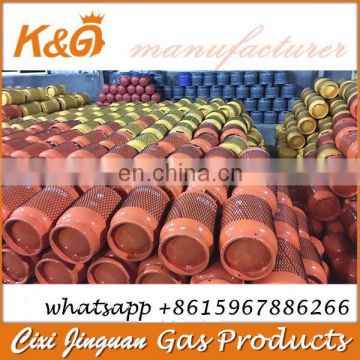 New LPG Gas Cylinder 3 kg for Home Cooking Camping to Nigeria Ghana Africa
